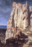 Jean-Paul Laurens Vann-s Rock oil painting